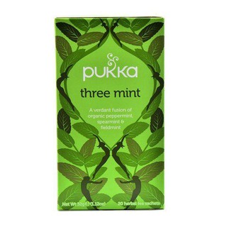 Pukka Three Mint 20bags 32g ปุ๊กกะทรีมินท์ 20 ถุง 32 กรัม