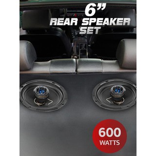 Speaker ลำโพง ลำโพงติดรถยนต์ 6 นิ้ว 1คู่