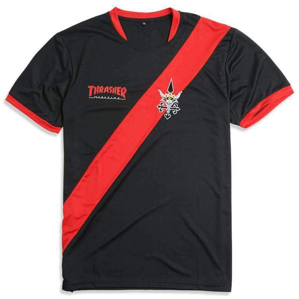 เสื้อแข่ง Thrasher Futbol - สีดํา