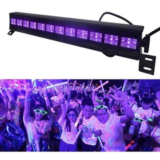 ไฟแบ็ลคไลค์ ไฟuv led12*3w Led Par Backlight UV Disco DJ Light 36w led Bar for Party