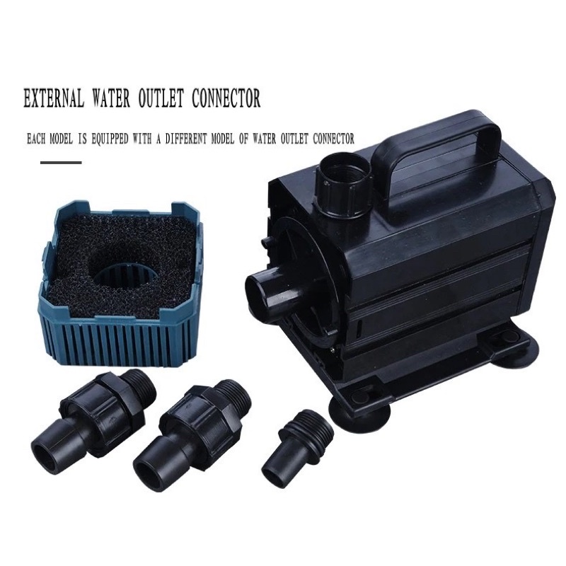 SOBO WP 7200 ปั๊มน้ำหมุนเวียน กำลังปั้ม 5,500 L/Hr กำลังไฟ 135 W ปั้มนำได้สูง 5 m - รูปที่ 4