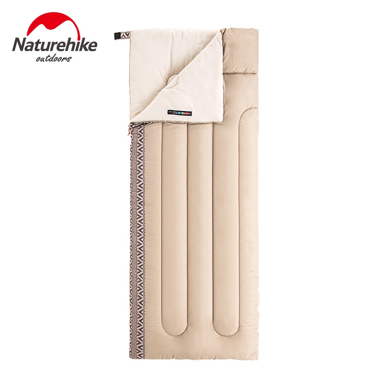 Naturehike ถุงนอนผ้าฝ้าย L150 น้ําหนักเบา ซักทําความสะอาดได้ สะดวกสบาย สําหรับตั้งแคมป์กลางแจ้ง