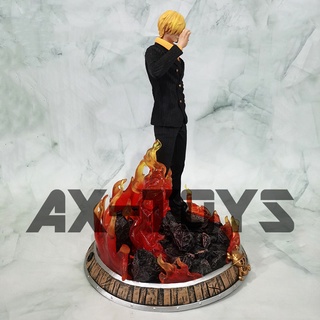 [ส่งฟรี] โมเดล hand-run Pirate GK Fantasy Sanji Xiangjishi luminous ตกแต่งรุ่น king onepiecefigure