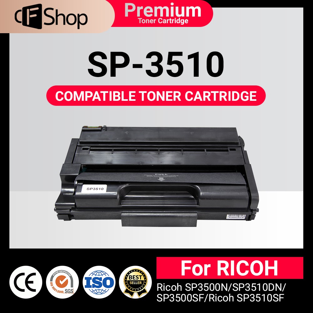 SP3400TN/SP3400HS/SP3400 For Ricoh Aficio SP3500N/SP3510DN/SP3500SF/3510SF ตลับหมึกเลเซอร์เทียบเท่า