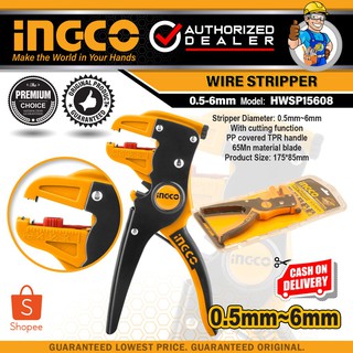 คีมปอกสายไฟ(Wire stripper)(คีมปากจระเข้คีมย้ําสายไฟคีมย้ําหางปลาคีมปอก สาย ไฟ)****ของแท้****