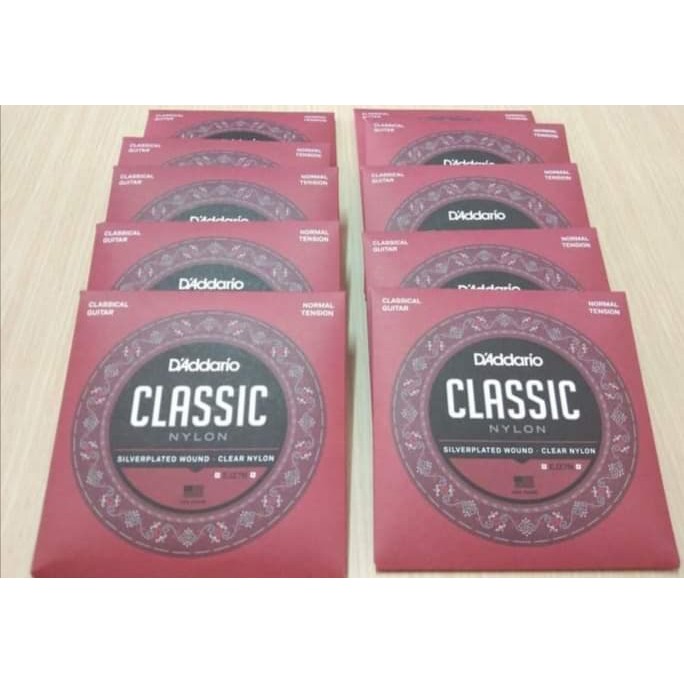 สายกีต้าร์คลาสสิด daddario Ej27N