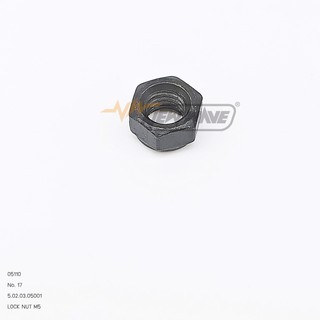 05110  LOCK NUT M5 No.17 Atom