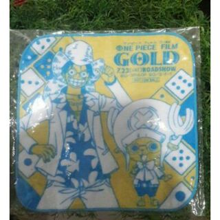 Japan Authentic One piece Film Gold movie Manga Anime Cartoon luffs chopper ผ้าเช็ดหน้ม การ์ตูน วันพีช มังงะ อนิเมะ แท้