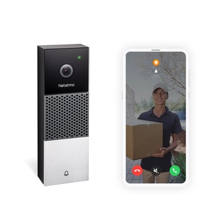 [พร้อมส่ง-ส่งฟรี] Netatmo กล้องกริ่งประตูอัจฉริยะไร้สาย พร้อมกล้อง Full HD SMART VIDEO DOORBELL มองเห็นในที่มืด