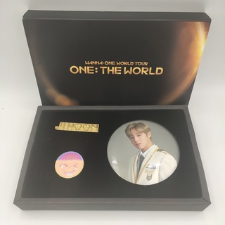 เซ็ตเข็มกลัด Park Jihoon - Badge +Pin Button Set ของแท้ [WANNA ONE World Tour - ONE THE WORLD OFFICIAL GOODS]