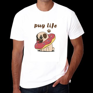 เสื้อยืด เสื้อยืดลายหมา เสื้อยืดสกรีนลายหมา PUG ปั๊ก TDN210