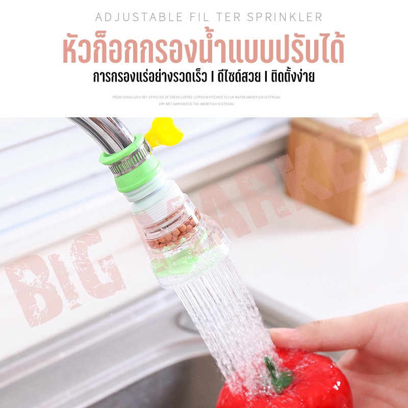 ตัวเสริมหัวก็อก หัวฝักบัว ก็อกน้ำอุปกรณ์ประหยัดน้ำ bkHN-0002