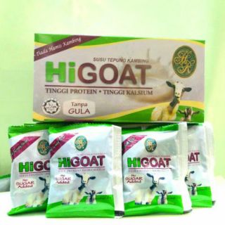 นมแพะ hi goat 💥💥ถูกที่สุด(ของแท้!!)จากมาเลเซีย 1กล่อง15 ซอง