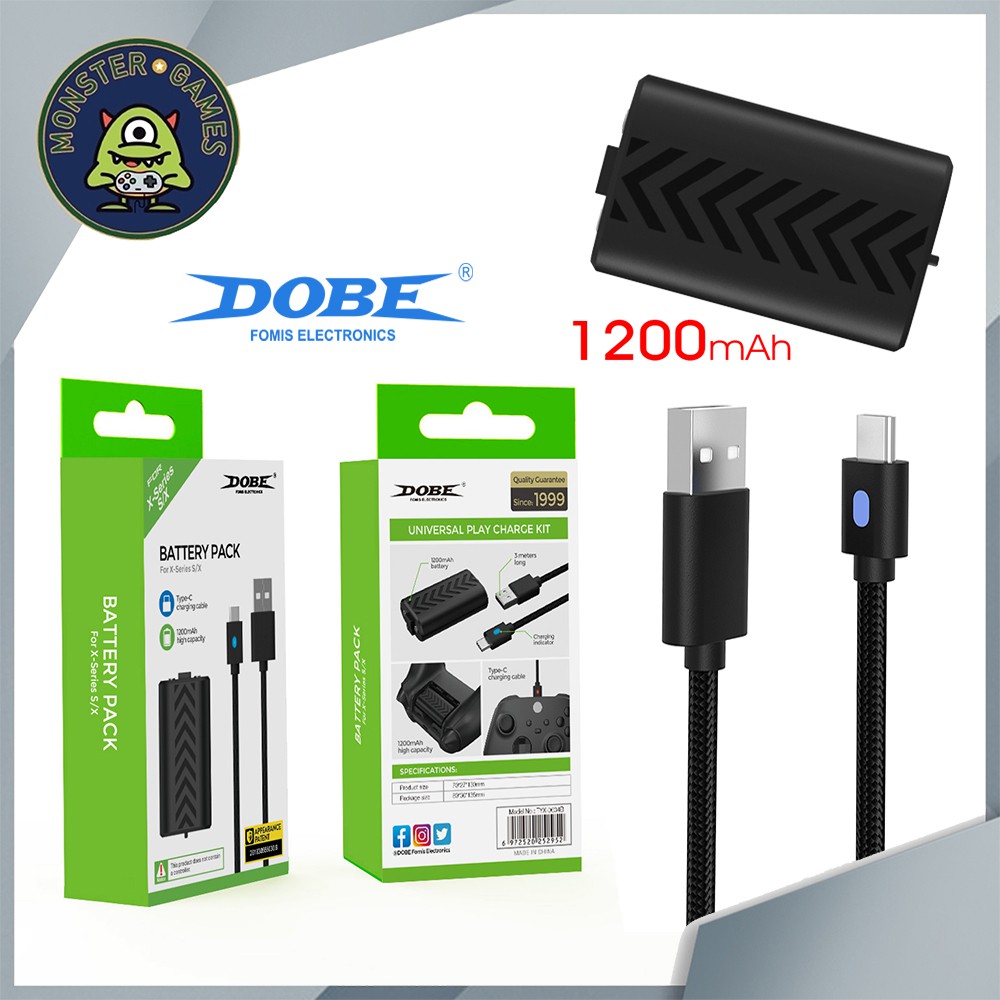 Dobe Battery Pack For Xbox Series (TYX-0634B)(Xbox battery)(แบต xbox)(ถ่าน xbox)(แบตเตอรี่ xbox)