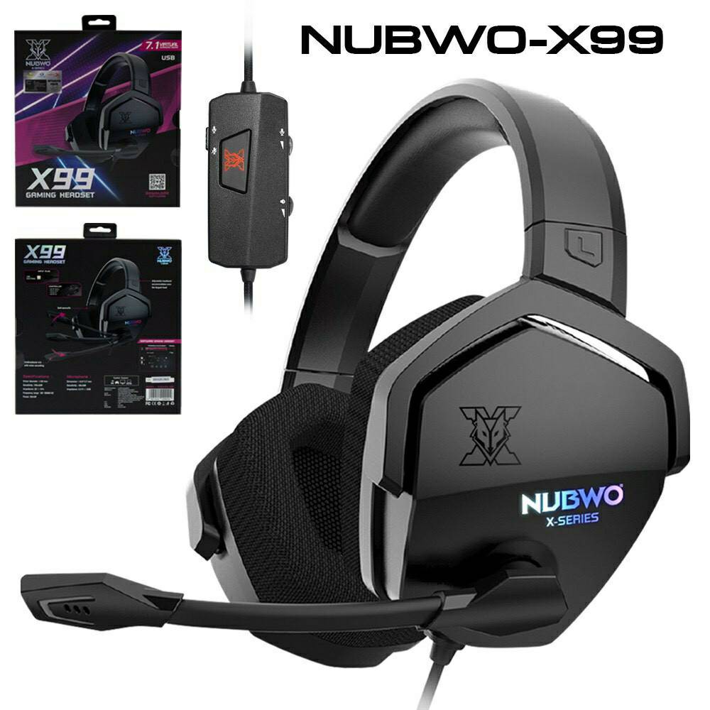 หูฟังเกมมิ่ง Nubwo X98 ,X98 Pink Edition,X99 Gaming Headset 7.1 Virtual Surround Sound USB nubwo X98,X99