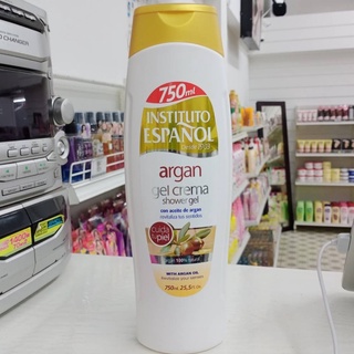 INSTITUTO ESPANOL ARGAN SHOWER CREAM GEL 750ml.หมดอายุ2027