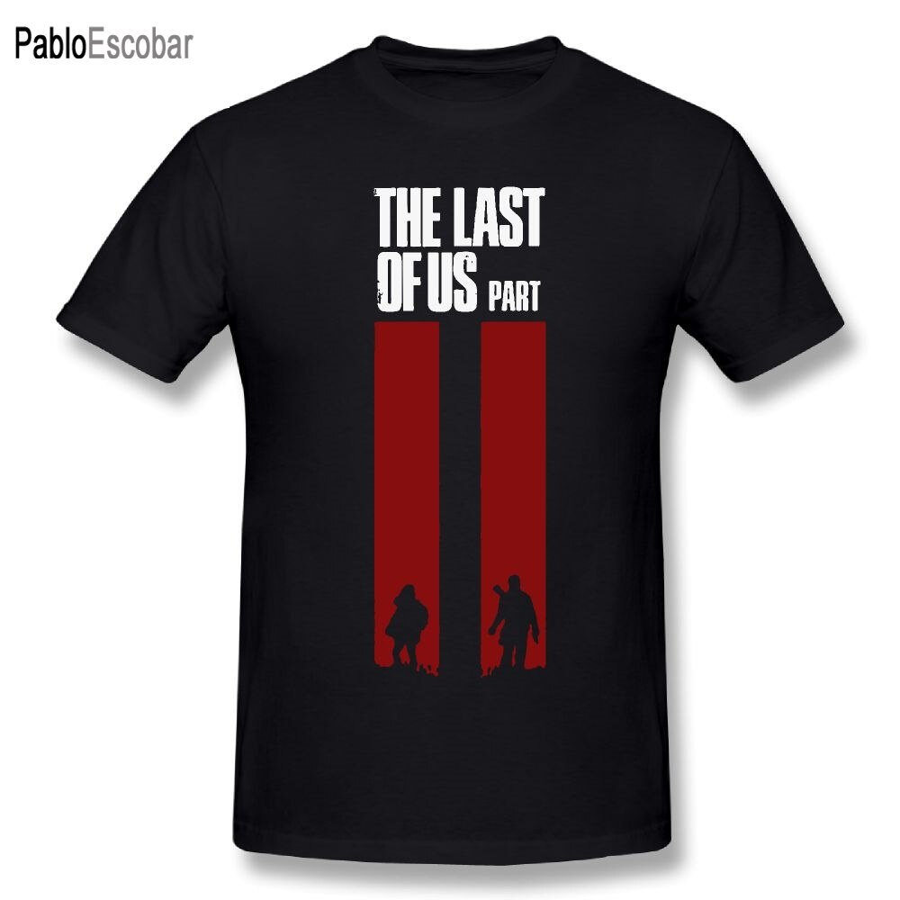 The Last Of Us เสื้อยืดชายสีสันสดใส O คอ Tees แขนสั้นผ้าฝ้าย 100% เสื้อยืดน้ําหนักเบา
