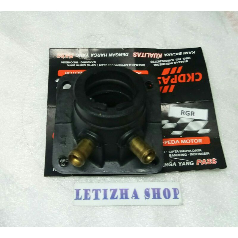 MANIFUL CARBON RGR-150 RUBBER MANIFUL INTAKE RUBBER/GASULATOR CARBURETOR SUZUKI RGR150