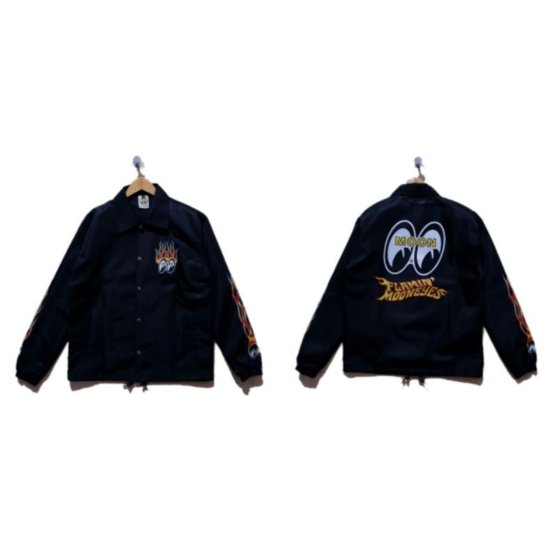 Coach Jacket MOONEYES ART FLAME