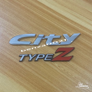 โลโก้ CITY+TYPEZ ติดท้าย Honda ชุด 2 ชิ้น