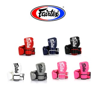 Fairtex Muay Thai Boxing Gloves Microfiber BGV14 นวมชกมวยแฟร์เท็กซ์ หนังไมโครไฟเบอร์ สีล้วน