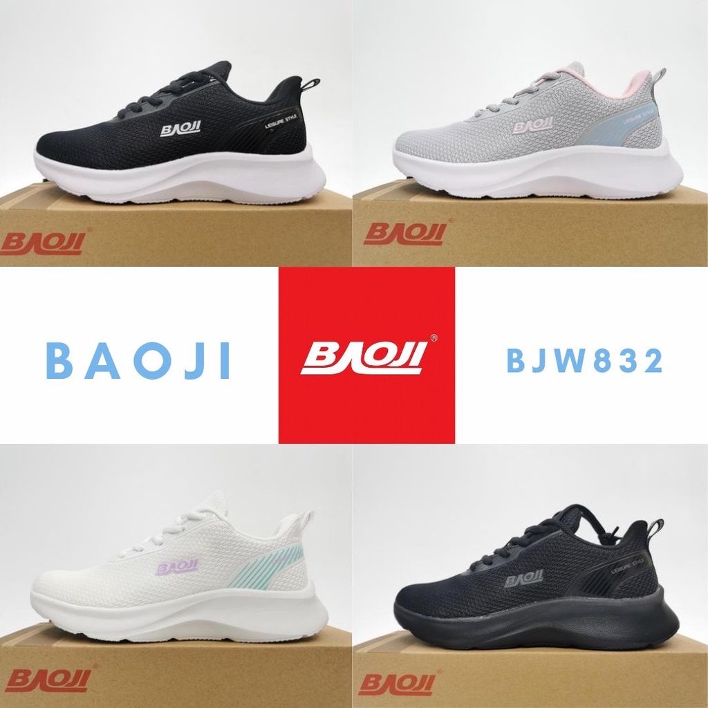 Baoji832 รองเท้าผ้าใบบาโอจิ รองเท้าผ้าใบผู้หญิง รุ่น BJW832