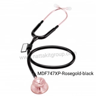 MDF หูฟังทางการแพทย์ Stethoscope Acoustica - Cosmo 747XP#RG11 (Rosegold-black)