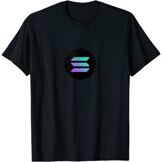 ขายดี!ขายดี เสื้อยืดลําลอง แขนสั้น พิมพ์ลาย Solana SOL Cryptocurrency Blockchain Bitcoin Solana SOL Coin AFjmbn23KKchbm7