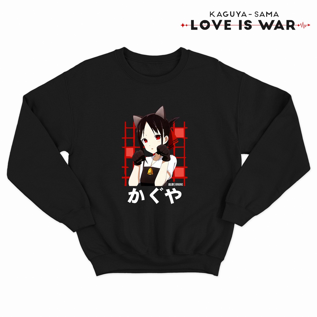 Kaguya Shinomiya Anime Crewneck เสื้อกันหนาว Kaguya Same Love is War 1136