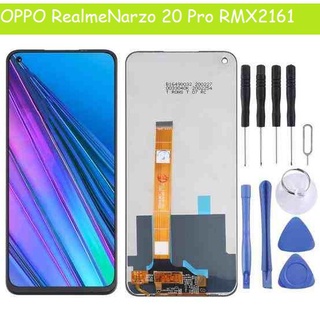 หน้าจอ LCD และแอสเซมบลีของ Digitizer สำหรับ OPPO Realme Narzo 20 Pro/ rmx2163