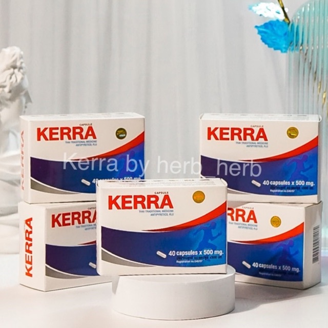 เซ็ท 5กล่อง🥰 ส่งทันที🚀 แท้ล้าน%💥 ยาเคอร่า Kerra เคอร่า ต้านเชื้อไวรัส ต้านโควิด เคอร์ร่า มีใบอนุญาติ