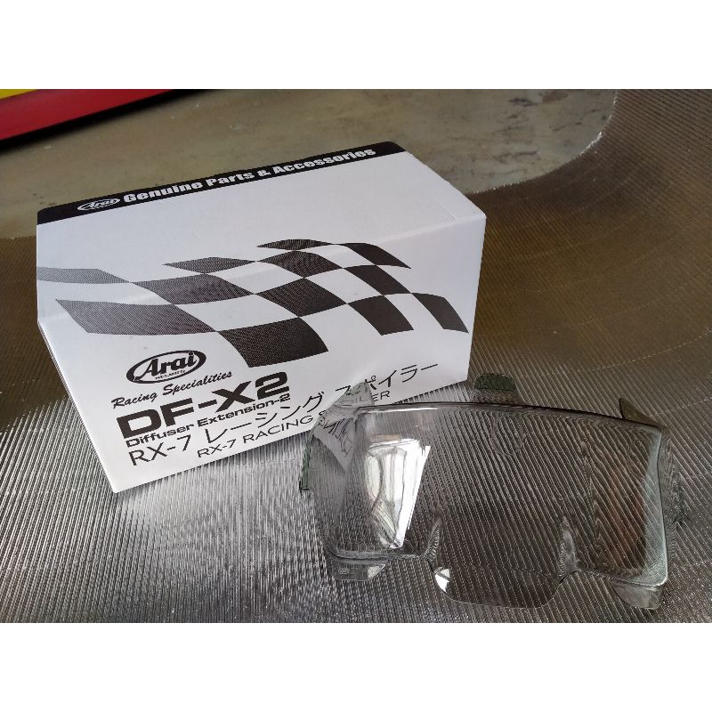 arai RX7-RACING SPOILER #LIGHT SMOKE