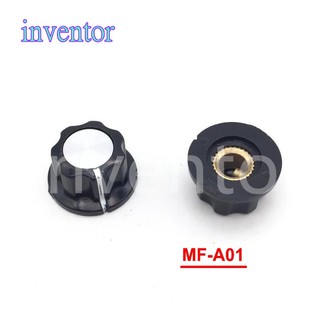 Mf-A01 Bakelite Potentiometer Cap ลูกบิดเส้นผ่าศูนย์กลาง 19 . 5 มม . พร้อม Rv16 Wh118 หลุม 6 มม . 5 ชิ้น / ล็อต