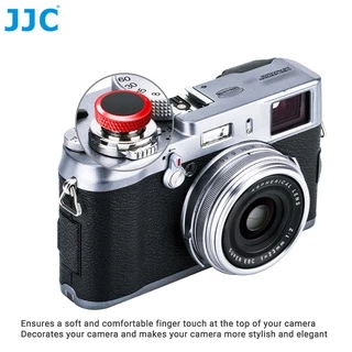 JJC ปุ่มชัตเตอร์ Fuji ปุ่มลั่นชัตเตอร์ แบบนิ่ม สําหรับ Shutter Button Fujifilm XT50 X100VI X100F X-T50 X-T5 X-T4 X-T3 X-T2 X-T30 II X-T20 X-T10 X-E5 X-E4 X-E3 X-E2 X-E2S X-M5 X100T X100S X100 X-PRO3 X-PRO2 RX10 IV III XT5 XT4 XT3 XT30II XT30 XT20 XPRO3