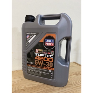 Liquimoly Top Tec 4200 5w30 Fullysynthetic PAO (เบนซิน/ดีเซล)