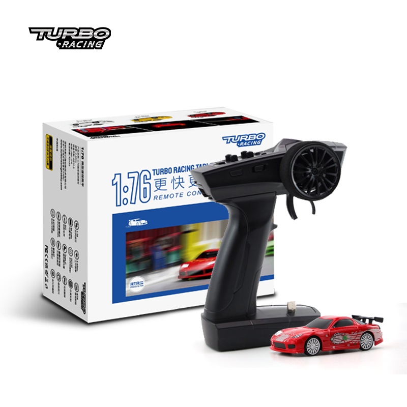 Turbo Racing 1:76 RC Sports Car C71 Limited Edition & Classic Edition ชุดของเล่นรถแข่ง 3 สี ขนาดเล็ก