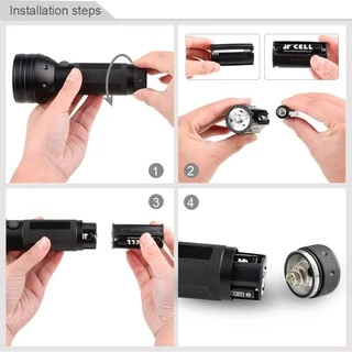 ไฟฉายUV 51LEDไฟฉาย395nm Violet Flash Light Ultravioletไฟหลอดไฟยูวีอลูมิ
