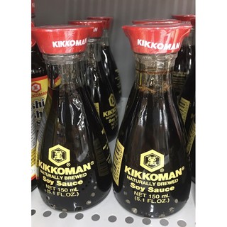 คิดโคแมนซอสถั่วเหลือง 150มล Kikkoman Soy Sauce 150ml 1ชิ้นราคา199บาท