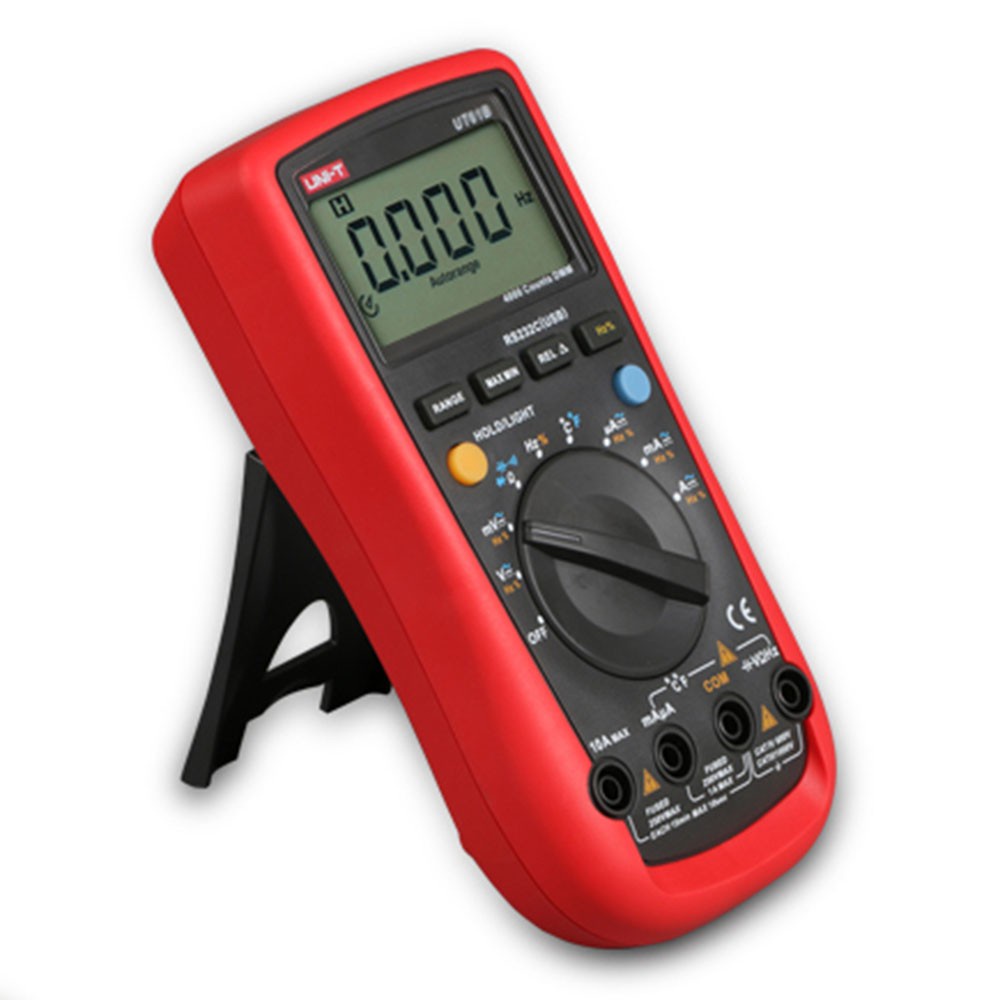 UT61A UT61B UT61C UT61D UT61E True Auto Range มัลติมิเตอร์แบบดิจิตอล AC DC พร้อมข้อมูลเมตรเครื่องทดส