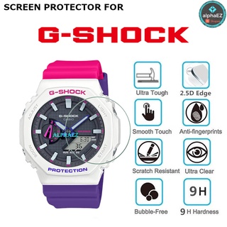 Casio G-Shock GA-2100THB-7A Casioak TMJ Series 9H ฝาครอบป้องกันหน้าจอนาฬิกา GA2100 กระจกนิรภัย ป้องกันรอยขีดข่วน