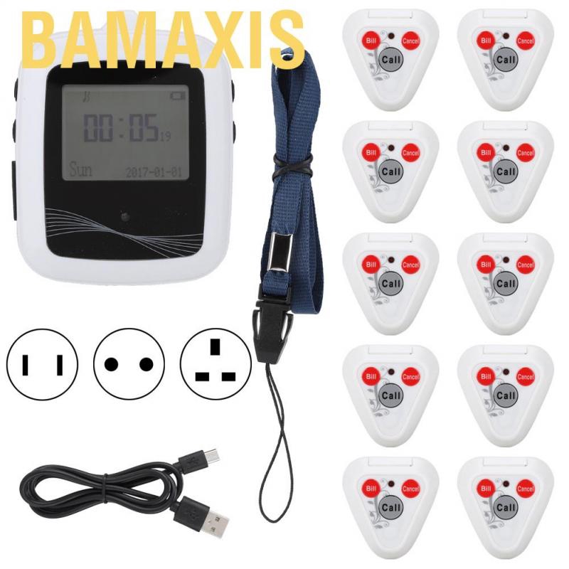 Bamaxis อุปกรณ์รับสัญญาณนาฬิกาข้อมือไร้สาย สําหรับร้านอาหาร คาเฟ่ ...