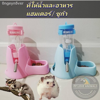 ஐ○☋ขวดน้ำแฮมเตอร์ ขวดน้ำหนู พร้อมที่ตั้ง ที่ใส่อาหารแฮมเตอร์ ถ้วยอาหารหนู ขวดน้ำชูก้า ขวดน้ำหนูแฮมเตอร์ ขวดน้ำแม่นแคระ