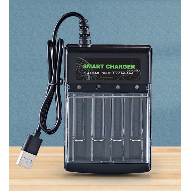 เครื่องชาร์จ1.2V AA-AAA ไฟเต็มตัดอัตโนมัติ