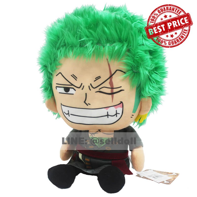 ตุ๊กตา โซโล วันพีช (ขนาด 8,13,18,22 นิ้ว) ลิขสิทธิ์แท้ / ตุ๊กตา Zoro Onepiece ของขวัญ วันเกิด กลุ่ม ลูฟี่ ช็อปเปอร์ ซันจิ นามิ - รูปที่ 2
