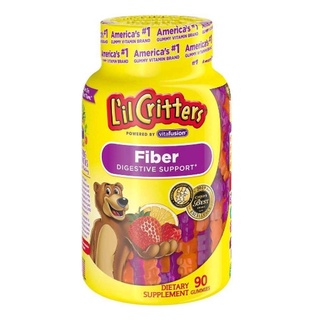 ไฟเบอร์เด็กLil Critters Fiber Kids Gummy Bears Supplement, 90 กัมมี่ กัมมี่ไฟเบอร์ วิตามินสำหรับเด็ก