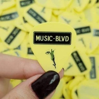 BLVD Picks YD73 Yellow Delrin 0.73 mm Picks RumPhoey Edition (Set of 6) + จัดส่งฟรี