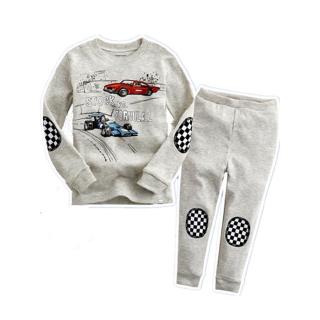 ชุดนอนผ้าฝ้ายลายการ์ตูน mikun car สําหรับเด็ก 2 ปี - 7 ปี/90…