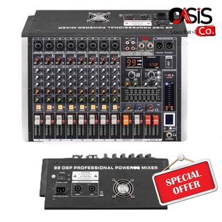 เครื่องขยายเสียง แอมป์ขยาย เพาเวอร์มิกซ์ PROPLUS CR800A มี USB MP3 Power Mixer