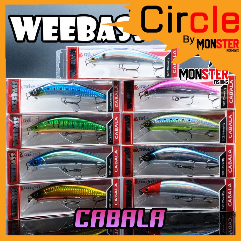 เหยื่อวีแบส รุ่น CABALA SINKING by WEEBASS