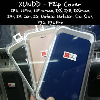 Xundd Flip Cover  เคสหนังฝาพับ  เคสฝาพับ ใส่บัตร (ของแท้100%) มีสามสีให้เลือก